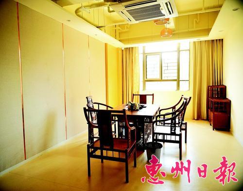 干净漂亮的茶艺室。 本版图片均为本报采集
